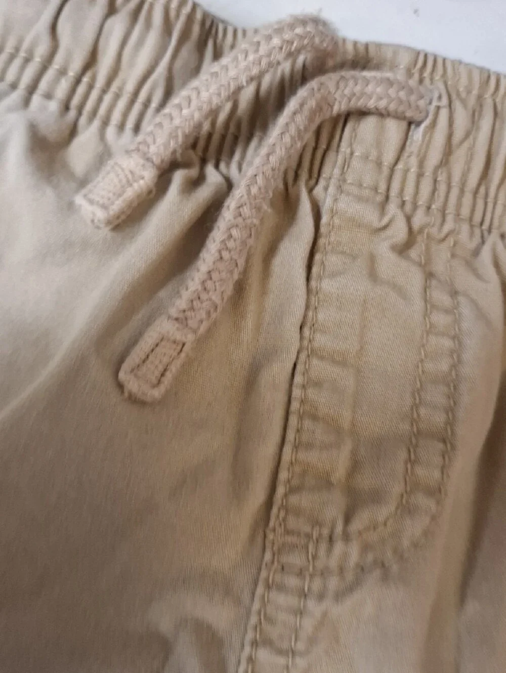 Epic Threads Khaki Cargo Shorts with Drawstring Waist